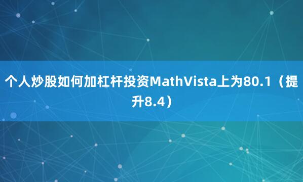 个人炒股如何加杠杆投资MathVista上为80.1（提升8.4）