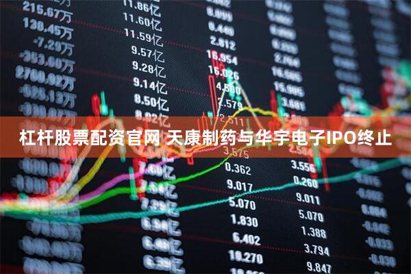 杠杆股票配资官网 天康制药与华宇电子IPO终止